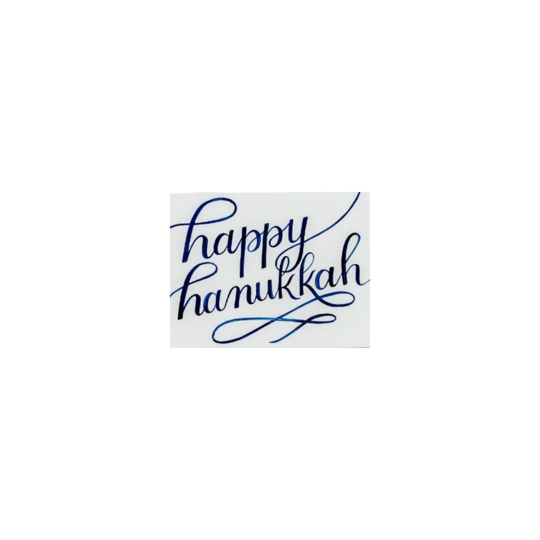 Shop Hanukkah Script Greeting Card | Green Fresh Florals + Plants online from Green Fresh Florals + Plants