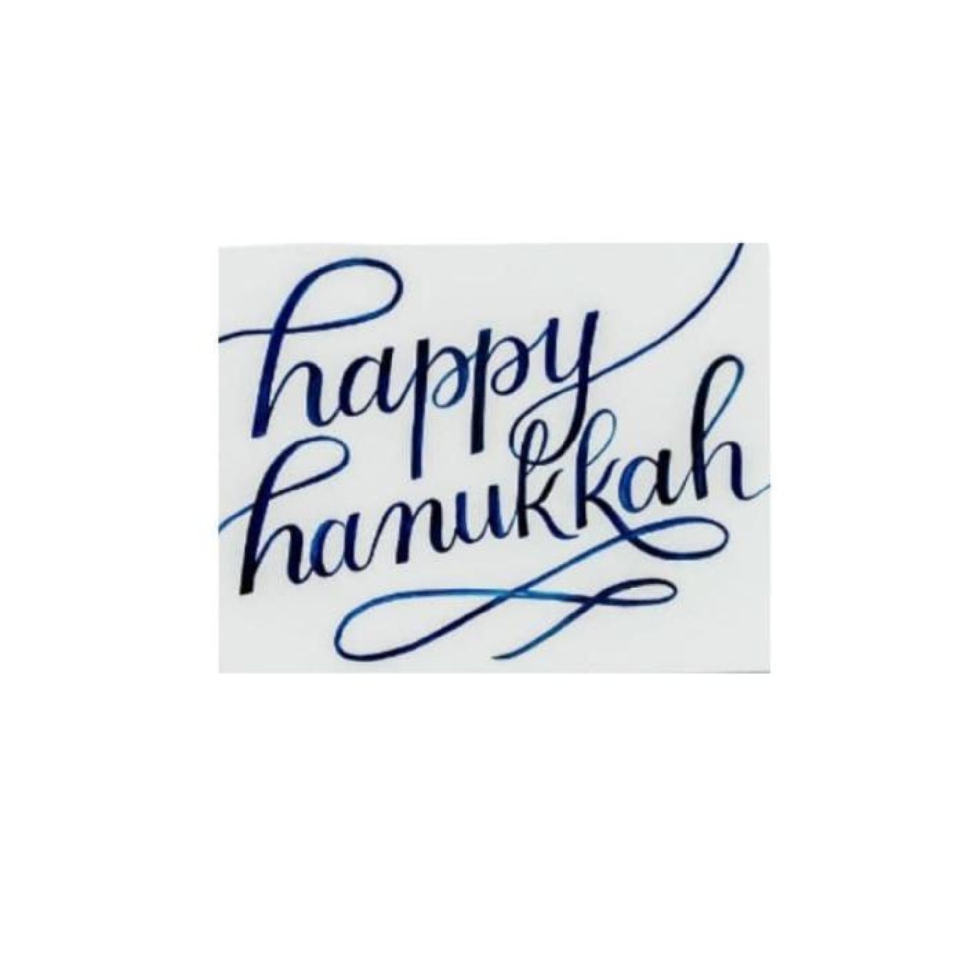 Shop Hanukkah Script Greeting Card | Green Fresh Florals + Plants online from Green Fresh Florals + Plants