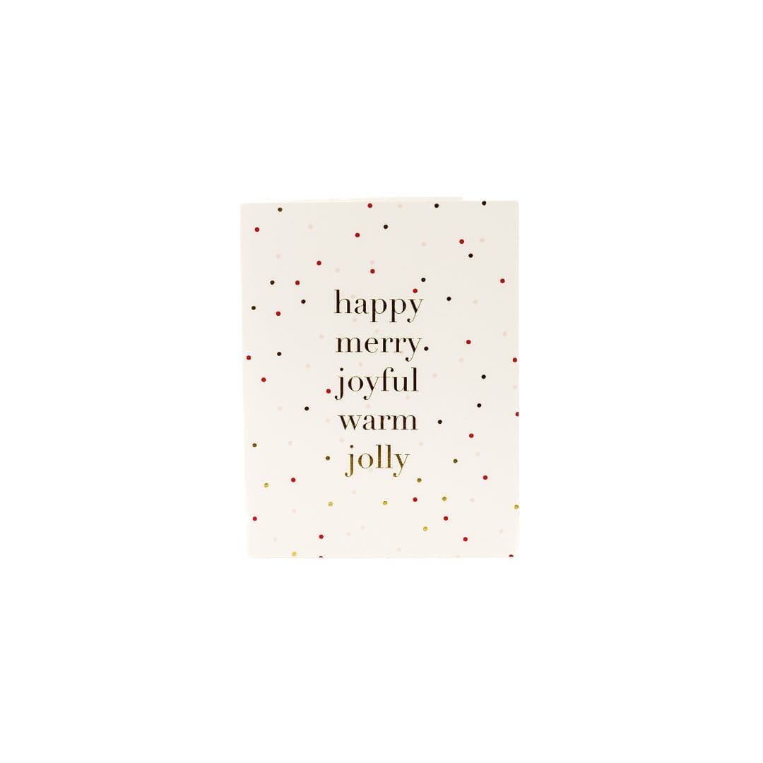 Shop Happy Merry Joyful Card online from Green Fresh Florals + Plants