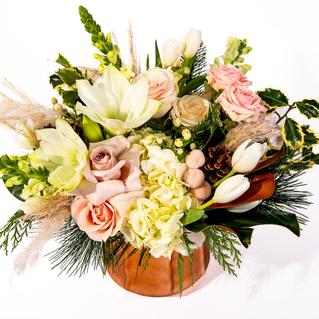 Shop Holiday Bounty Designer Floral online from Green Fresh Florals + Plants