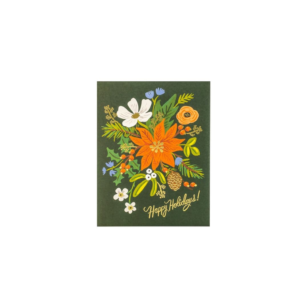 Shop Holiday Bouquet Card online from Green Fresh Florals + Plants