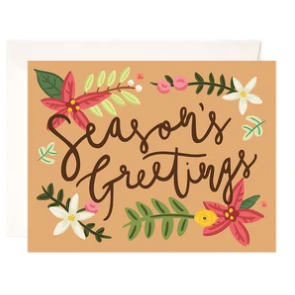 Shop Seasons "Holly" Greetings Card | Green Fresh Florals + Plants online from Green Fresh Florals + Plants