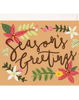 Shop Seasons "Holly" Greetings Card | Green Fresh Florals + Plants online from Green Fresh Florals + Plants