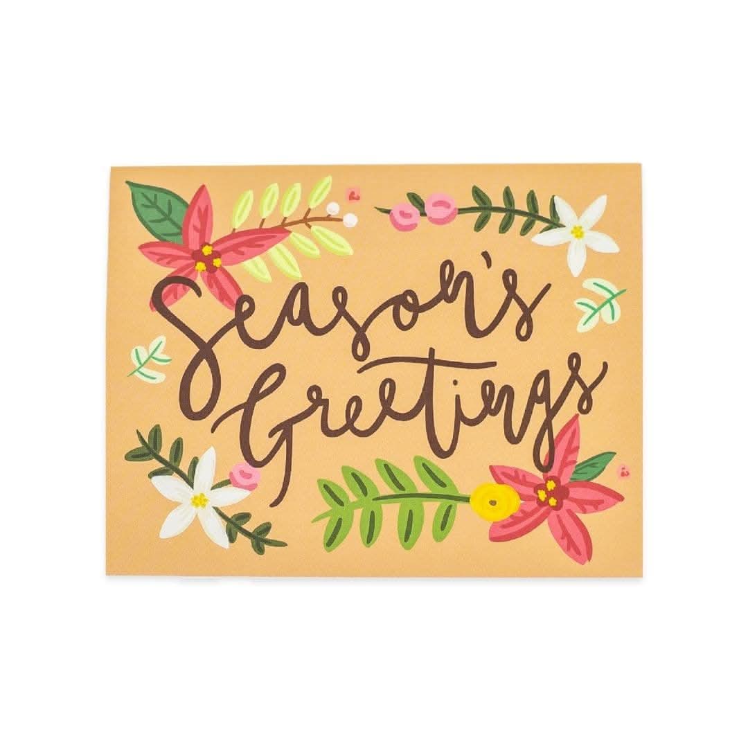 Shop Seasons "Holly" Greetings Card | Green Fresh Florals + Plants online from Green Fresh Florals + Plants