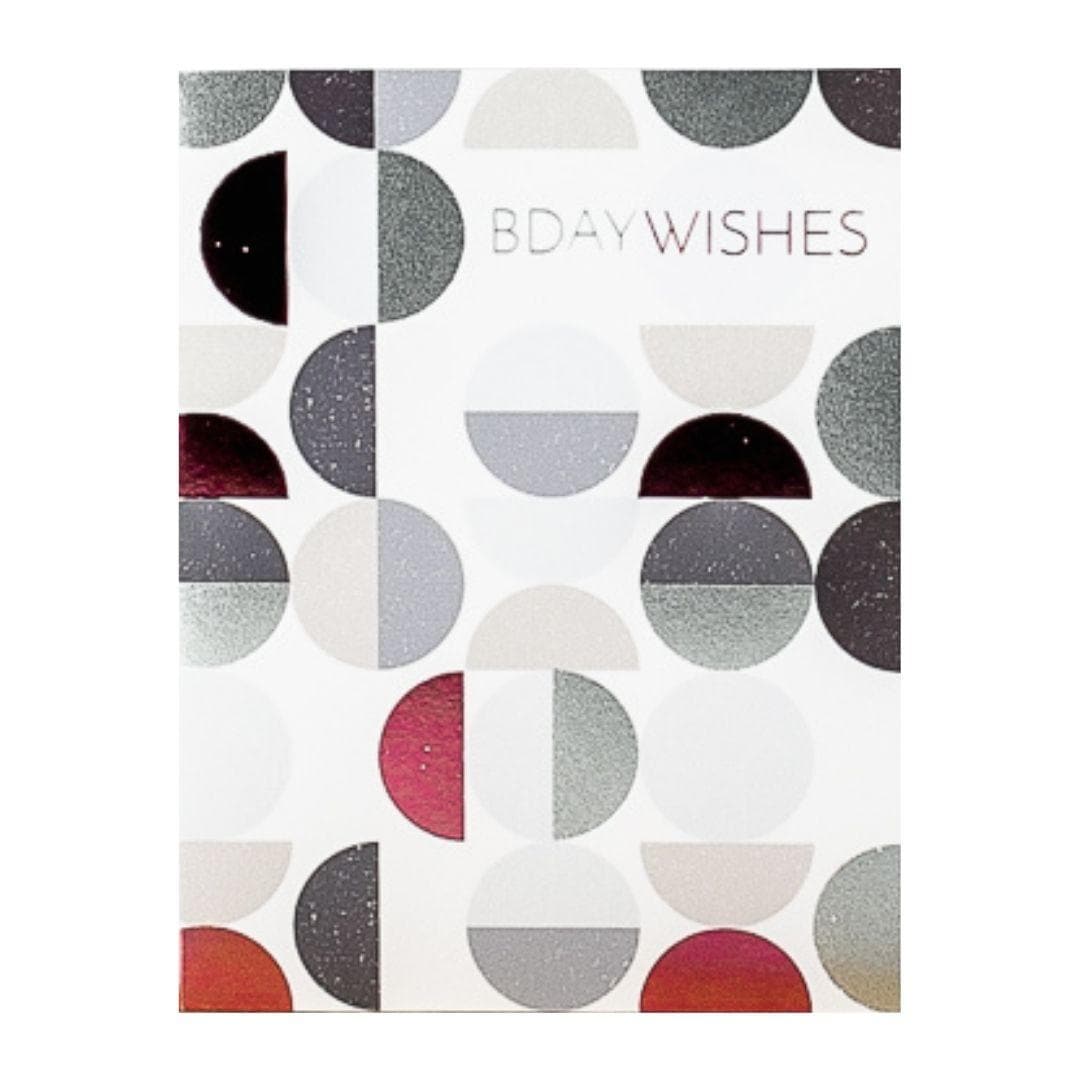 BDay Wishes Card - Green Fresh Florals + Plants
