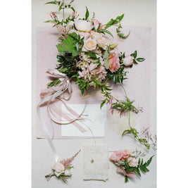Blush A la Carte Boutonnière - Green Fresh Florals + Plants
