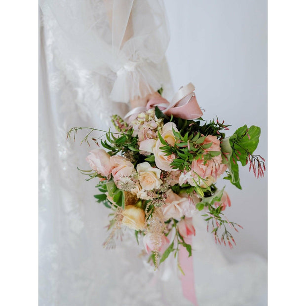 Blush A la Carte Bridal Bouquet - Green Fresh Florals + Plants