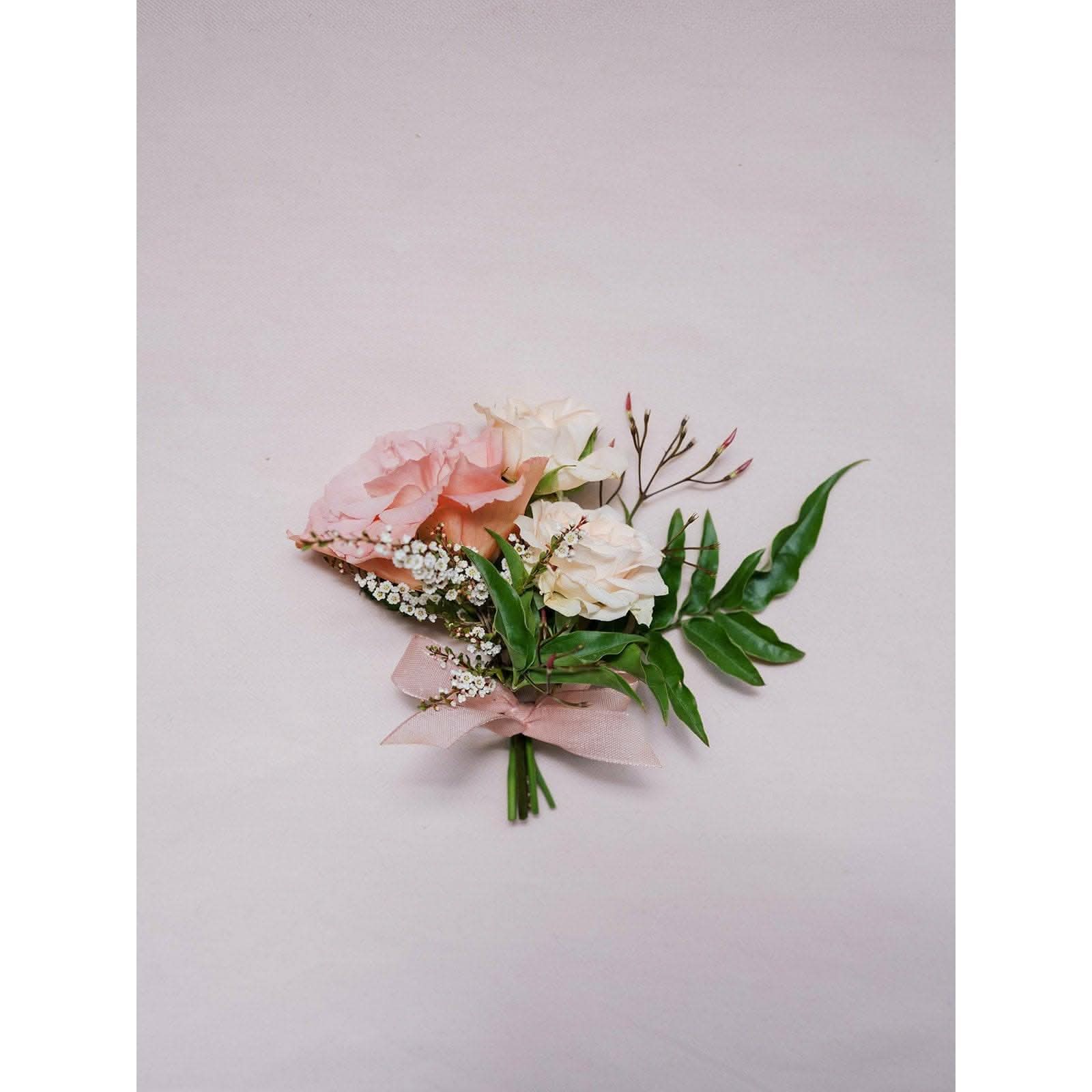 Blush A la Carte Corsage - Green Fresh Florals + Plants
