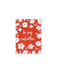 Brush Floral Valentine's Day Greeting Card - Green Fresh Florals + Plants