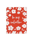 Brush Floral Valentine's Day Greeting Card - Green Fresh Florals + Plants