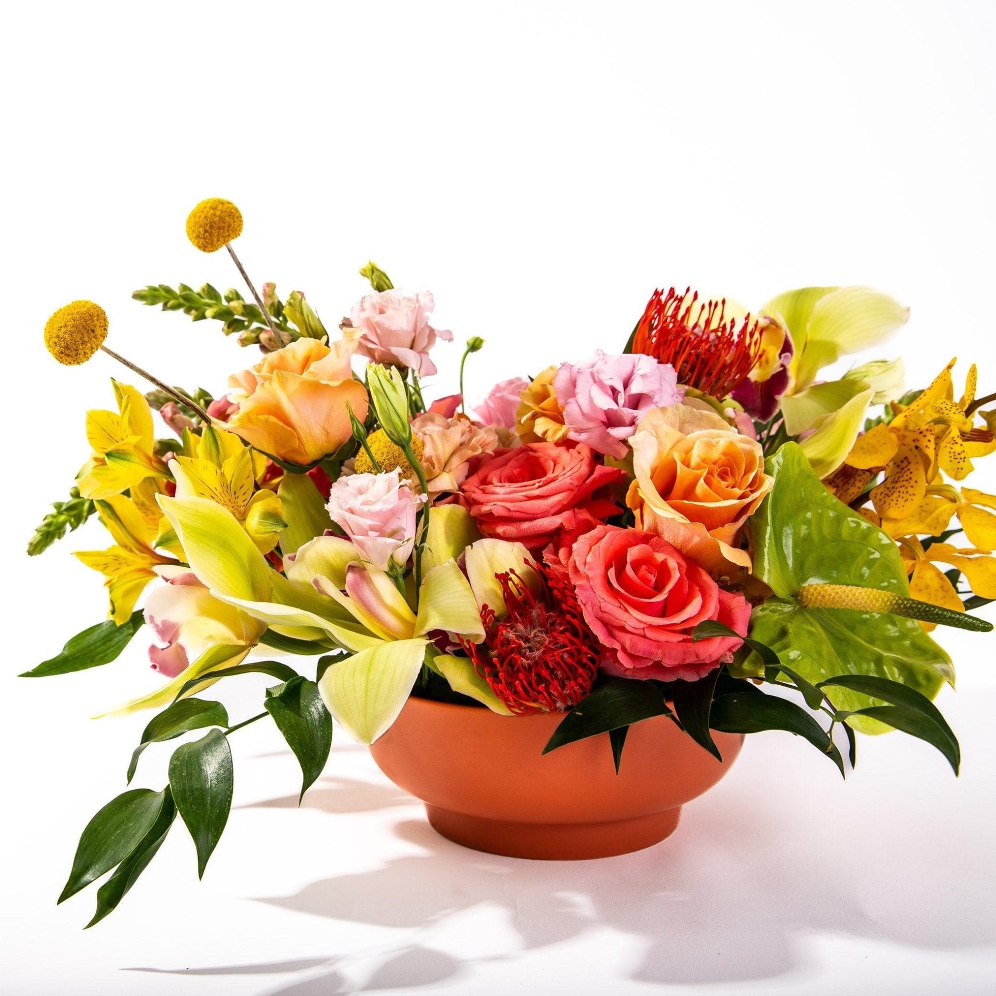 Cali Vibes Designer Floral - Green Fresh Florals + Plants