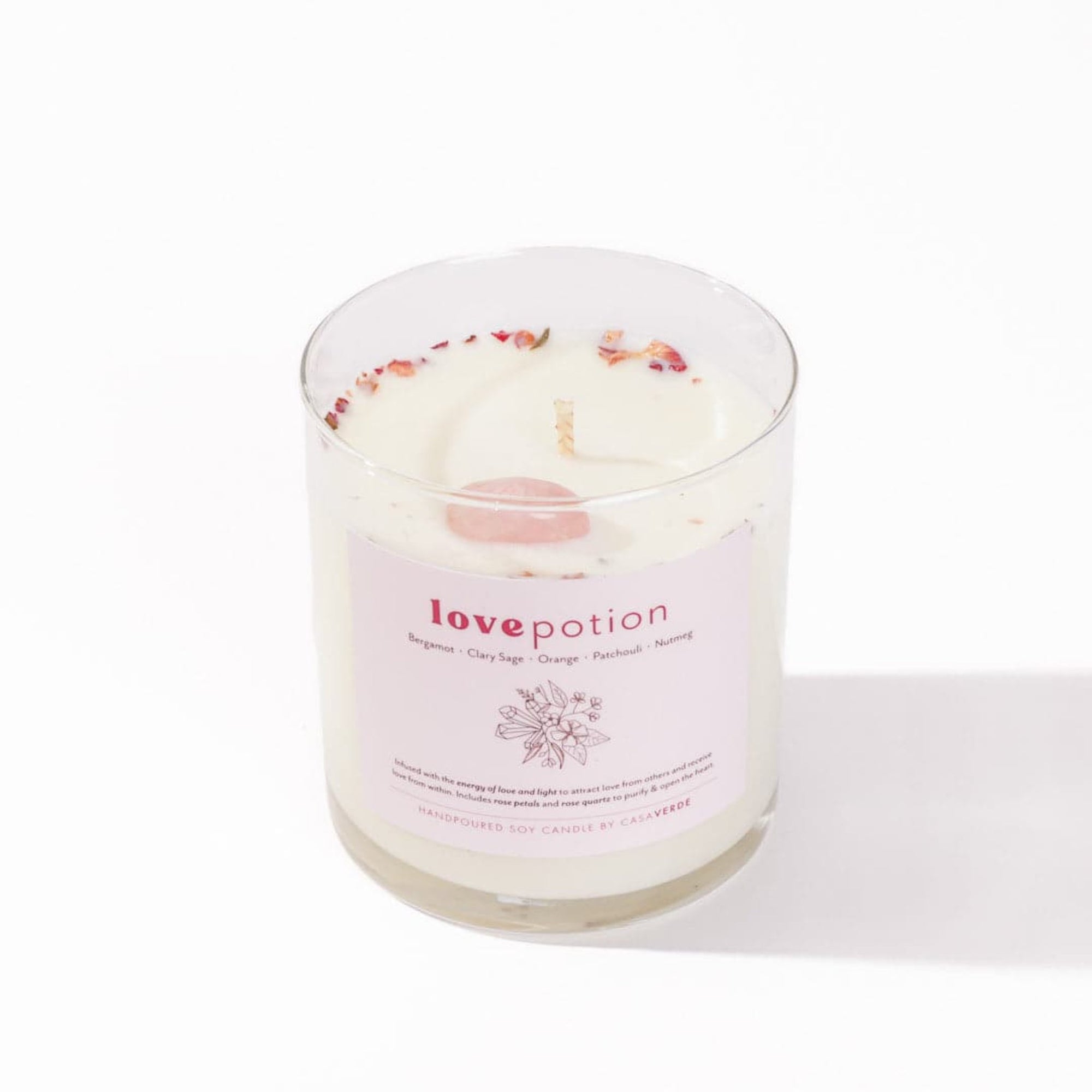 Casa Verde Love Potion Candle - Green Fresh Florals + Plants