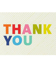 Colorful Thank You Card - Green Fresh Florals + Plants