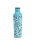 Ditsy Floral Blue Canteen - Green Fresh Florals + Plants