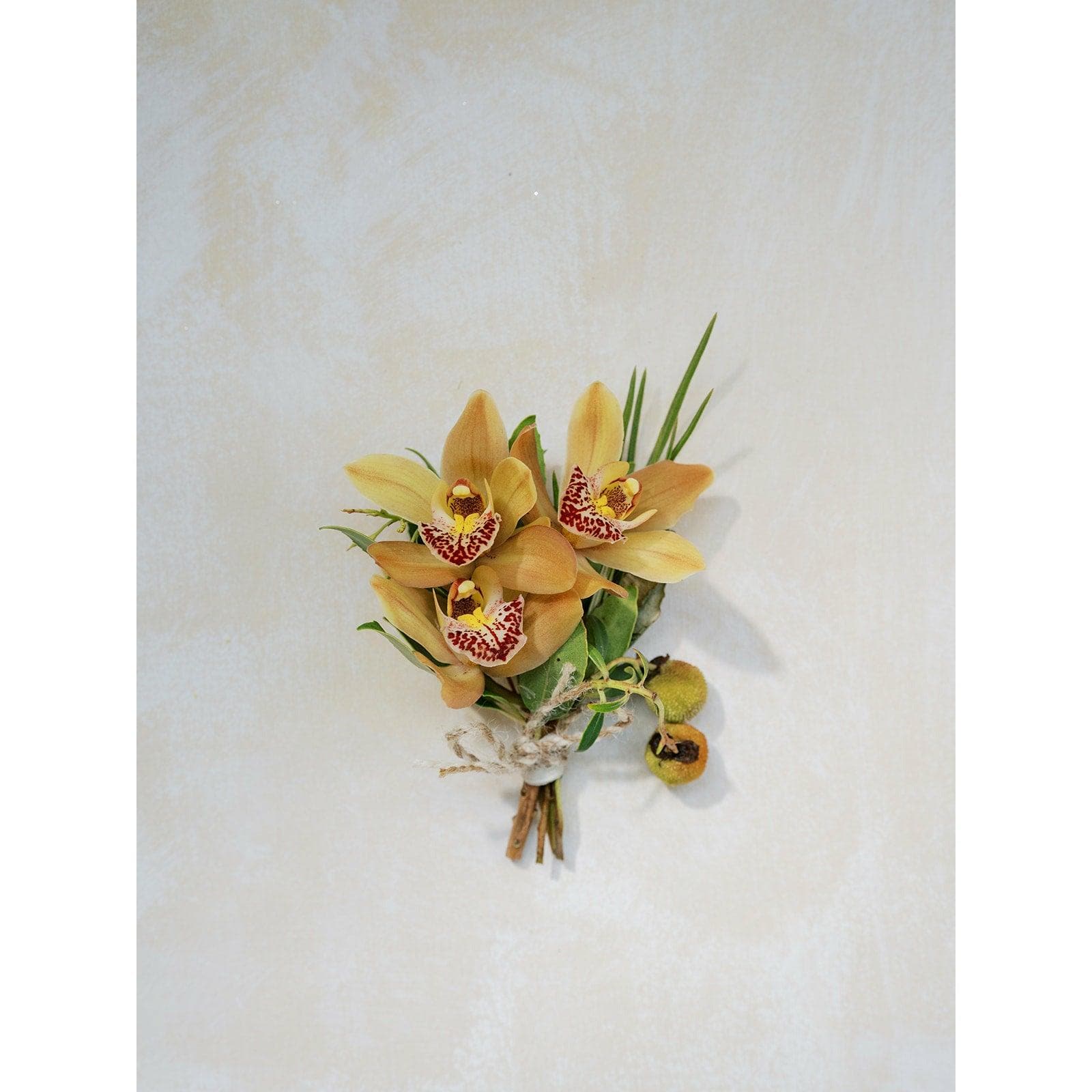 Earthy A la Carte Wedding Corsage - Green Fresh Florals + Plants