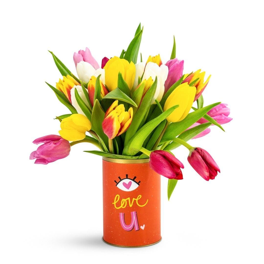 Eye Love U Tulips - Green Fresh Florals + Plants