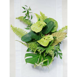 Green Monochrome A la Carte Bridal Bouquet - Green Fresh Florals + Plants