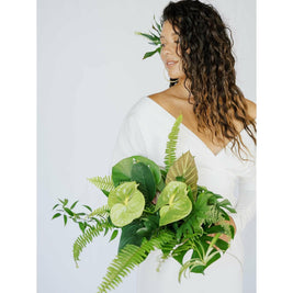 Green Monochrome A la Carte Bridal Bouquet - Green Florals Green Fresh Florals + Plants Green Monochrome A la Carte Bridal Bouquet - Green Florals Green Fresh Florals + Plants