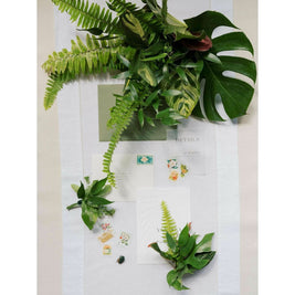 Green Monochrome A la Carte Corsage - Green Fresh Florals + Plants