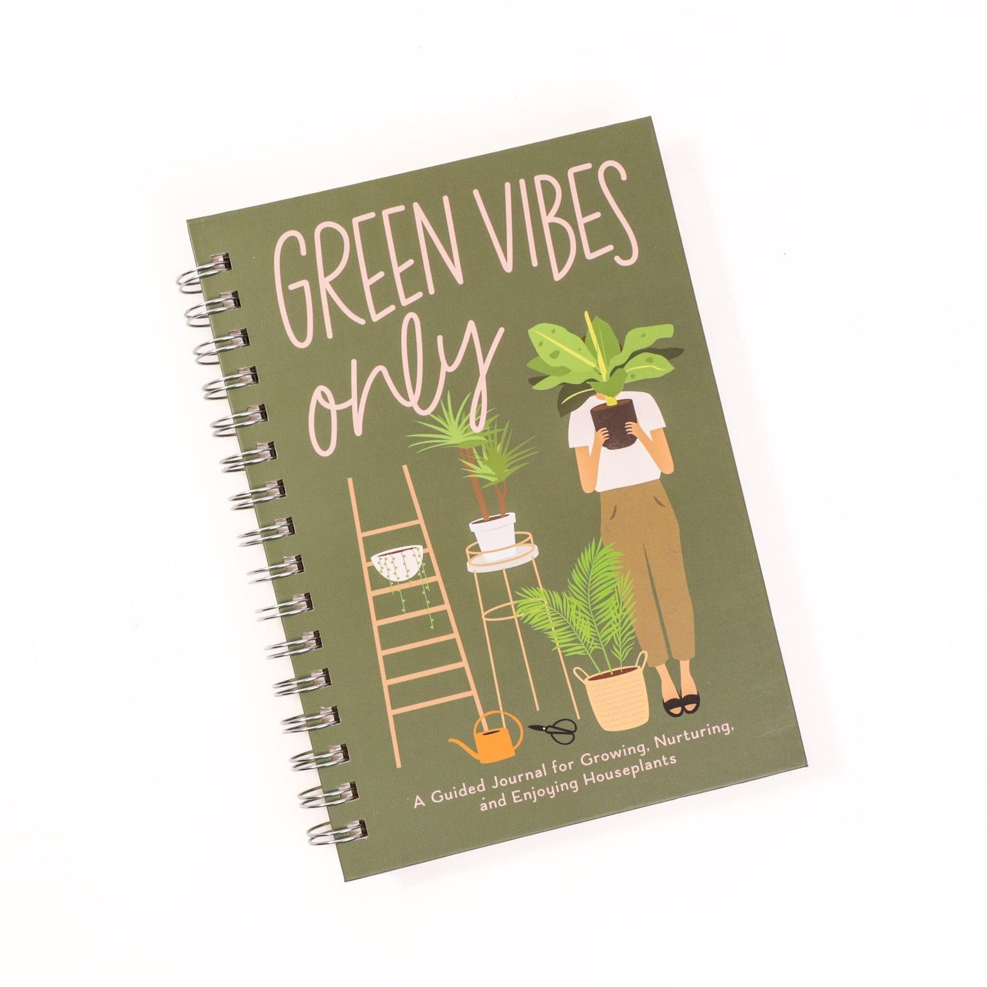 Green Vibes Only House Plant Journal - Green Fresh Florals + Plants