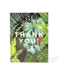 Jungle Thank You Card - Green Fresh Florals + Plants