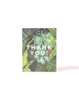 Jungle Thank You Card - Green Fresh Florals + Plants