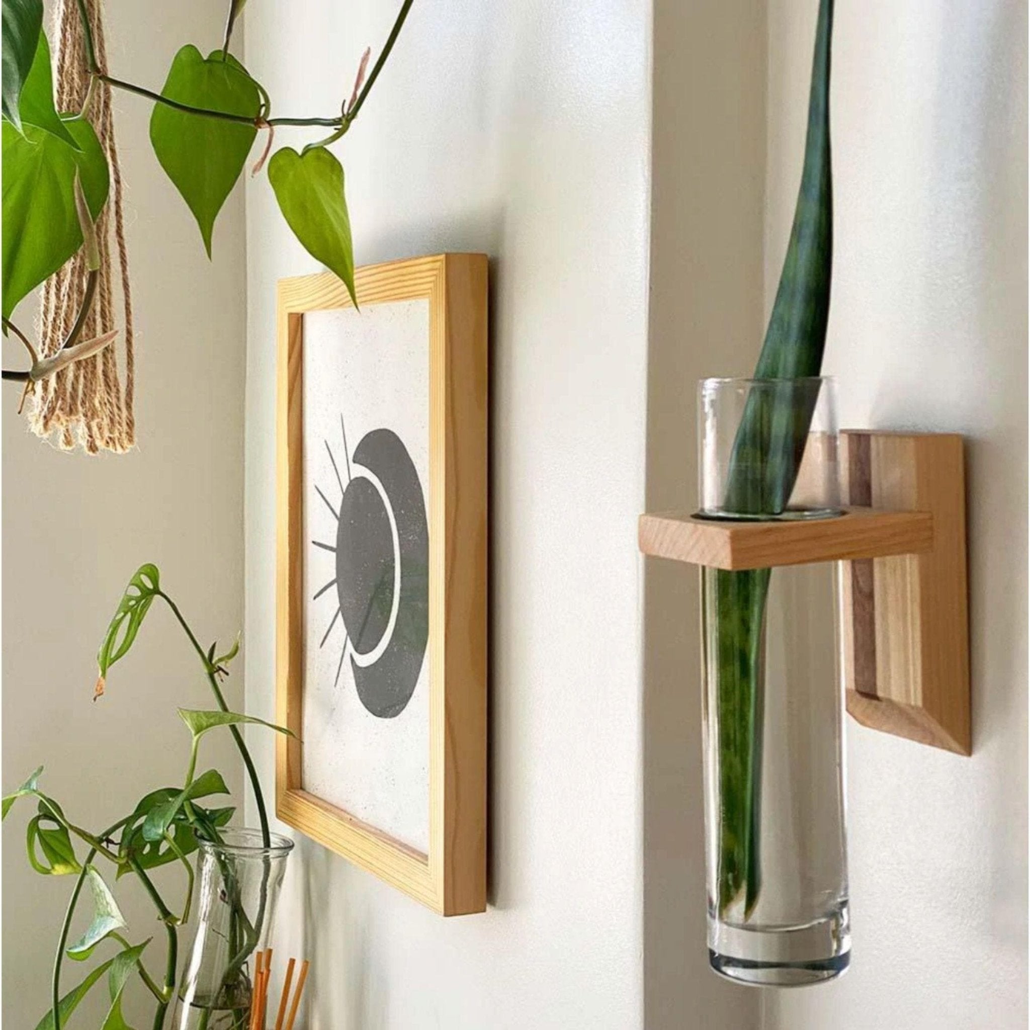 Maple Propagation Wall Hanger - Green Fresh Florals + Plants