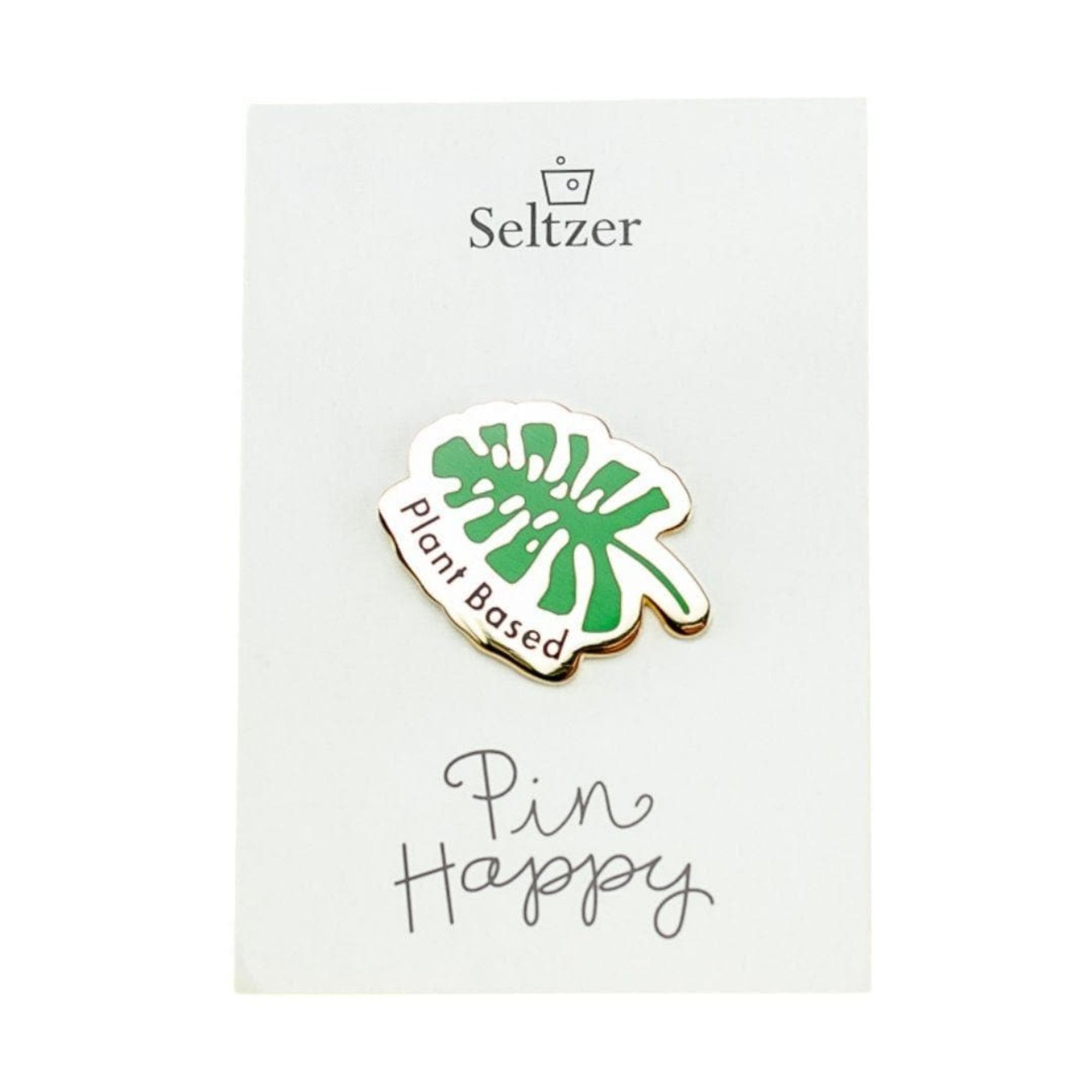 Monstera Leaf Lapel Pin - Green Fresh Florals + Plants