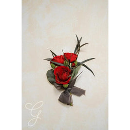 Moody A la Carte Wedding Corsage - Green Fresh Florals + Plants