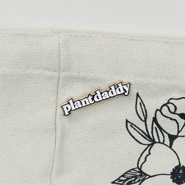 Plant Daddy Lapel Pin - Green Fresh Florals + Plants
