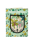 Plant Lady Birthday Patch Card - Green Fresh Florals + Plants
