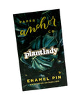 Plant Lady Lapel Pin - Green Fresh Florals + Plants