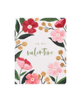 Poppy Valentine's Day Greeting Card - Green Fresh Florals + Plants