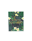 Secret Garden Birthday Card - Green Fresh Florals + Plants