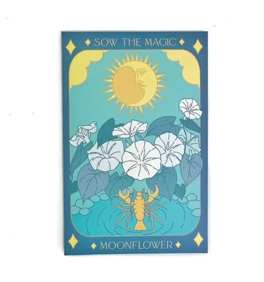 Sow the Magic Tarot Card Seed Collection Green Fresh Florals