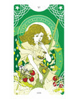 Star Spinner Tarot Cards - Green Fresh Florals + Plants