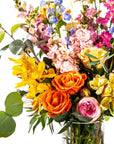 Tall Seasonal Designer Mix - Green Fresh Florals + Plants