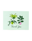 Thank You Plants Card - Green Fresh Florals + Plants