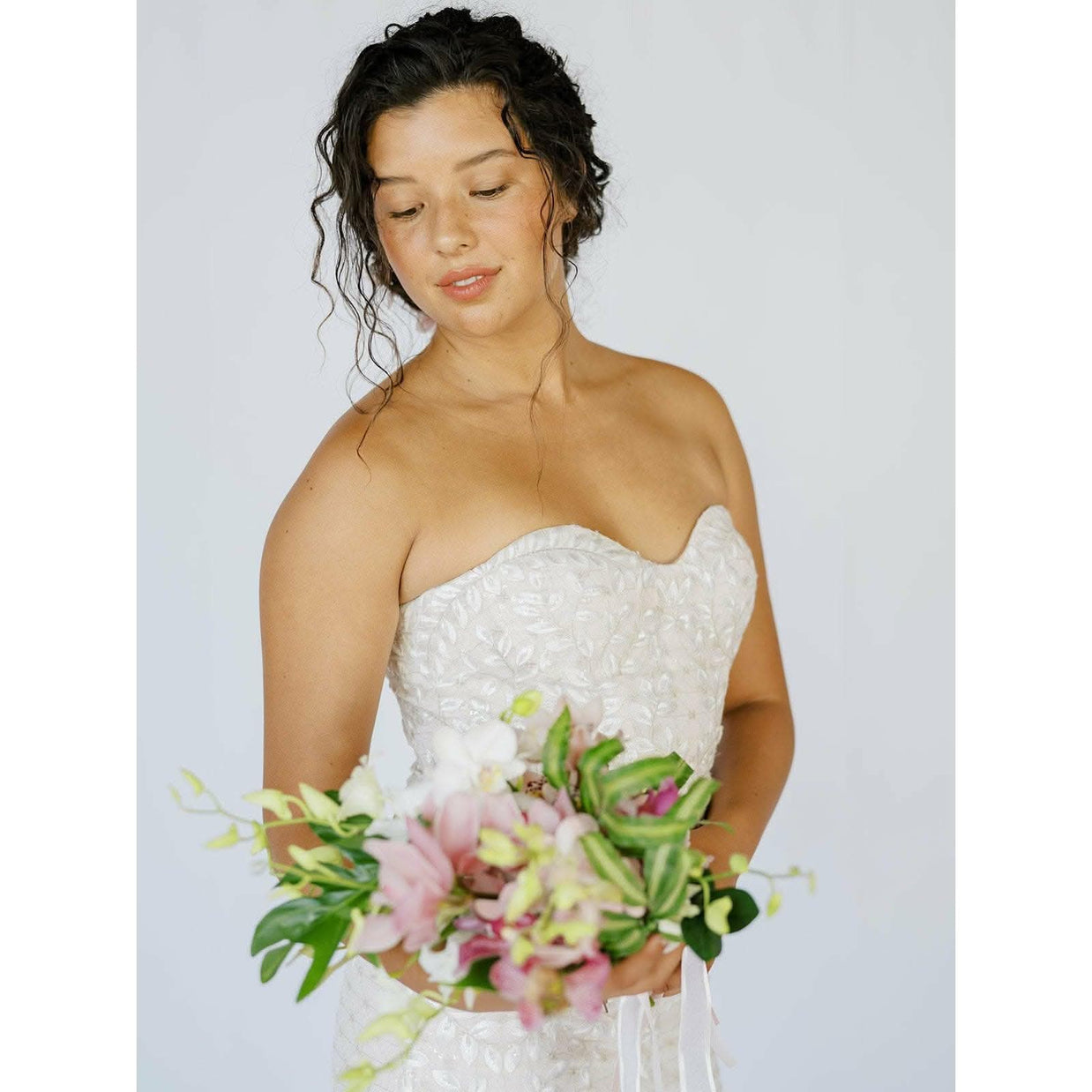 Tropical Orchid A la Carte Bridal Bouquet - Green Fresh Florals + Plants