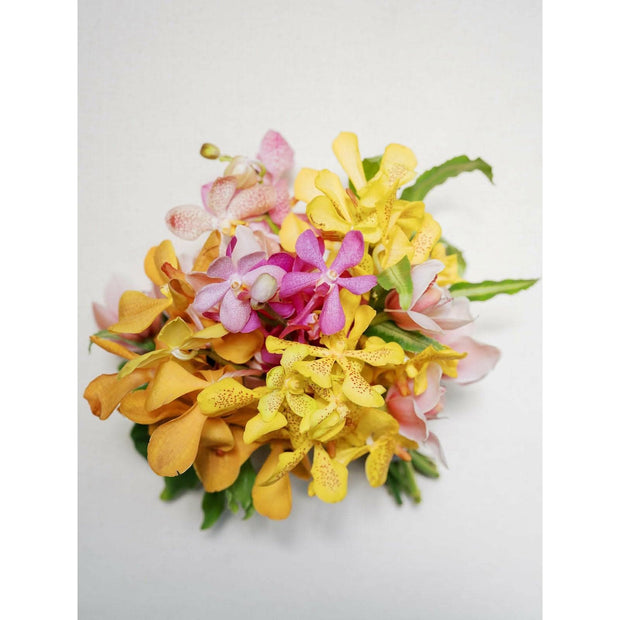 Tropical Orchid A la Carte Bridesmaid Bouquet - Green Fresh Florals + Plants