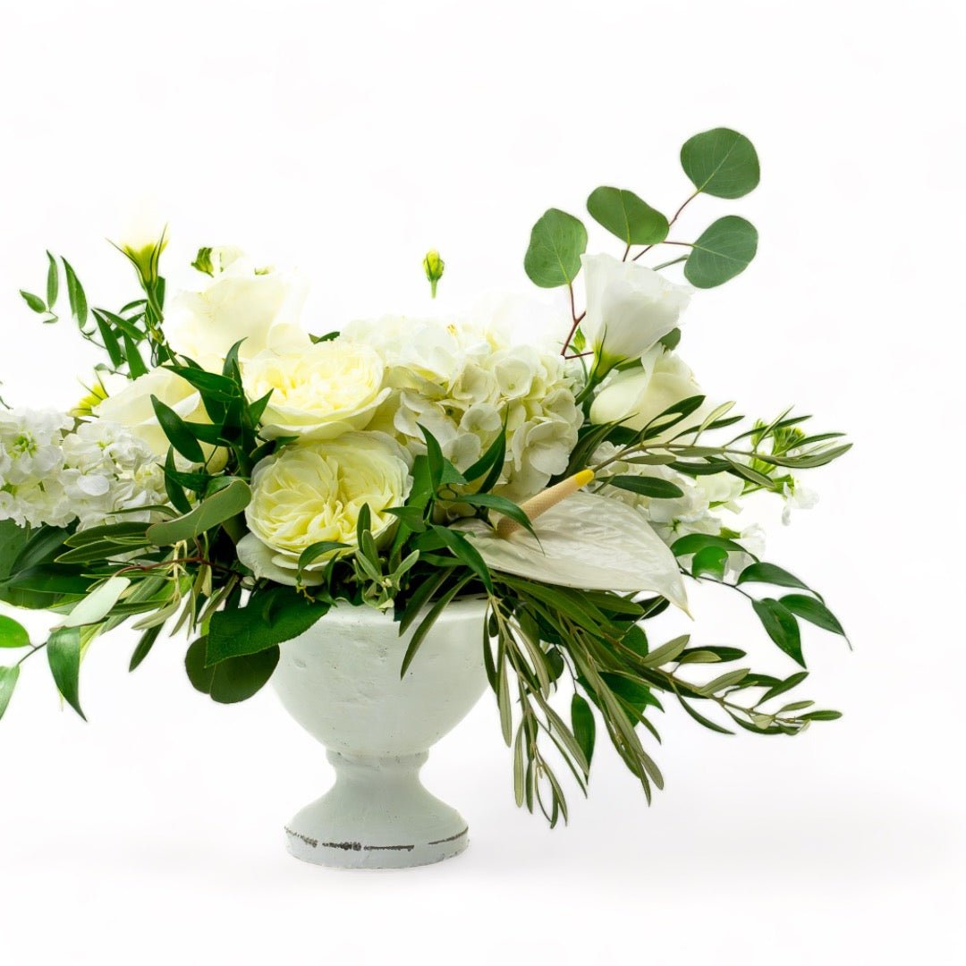 White Whispers Designer Floral - Green Fresh Florals + Plants