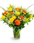 Yellow Ombre Long-Stem Roses - Green Fresh Florals + Plants